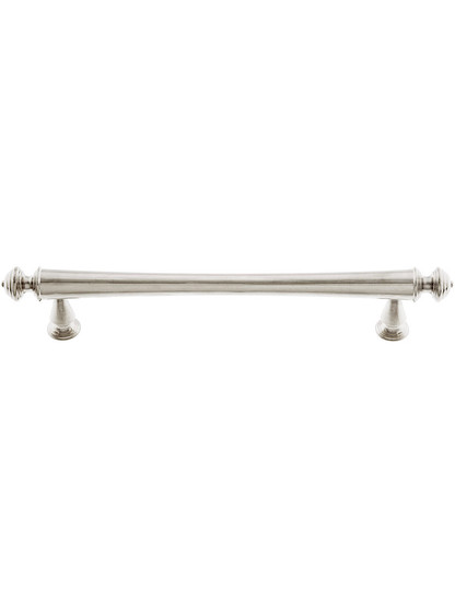 Large Classical Revival Drawer Pull - 5 inch Center to Center in Polished Nickel.